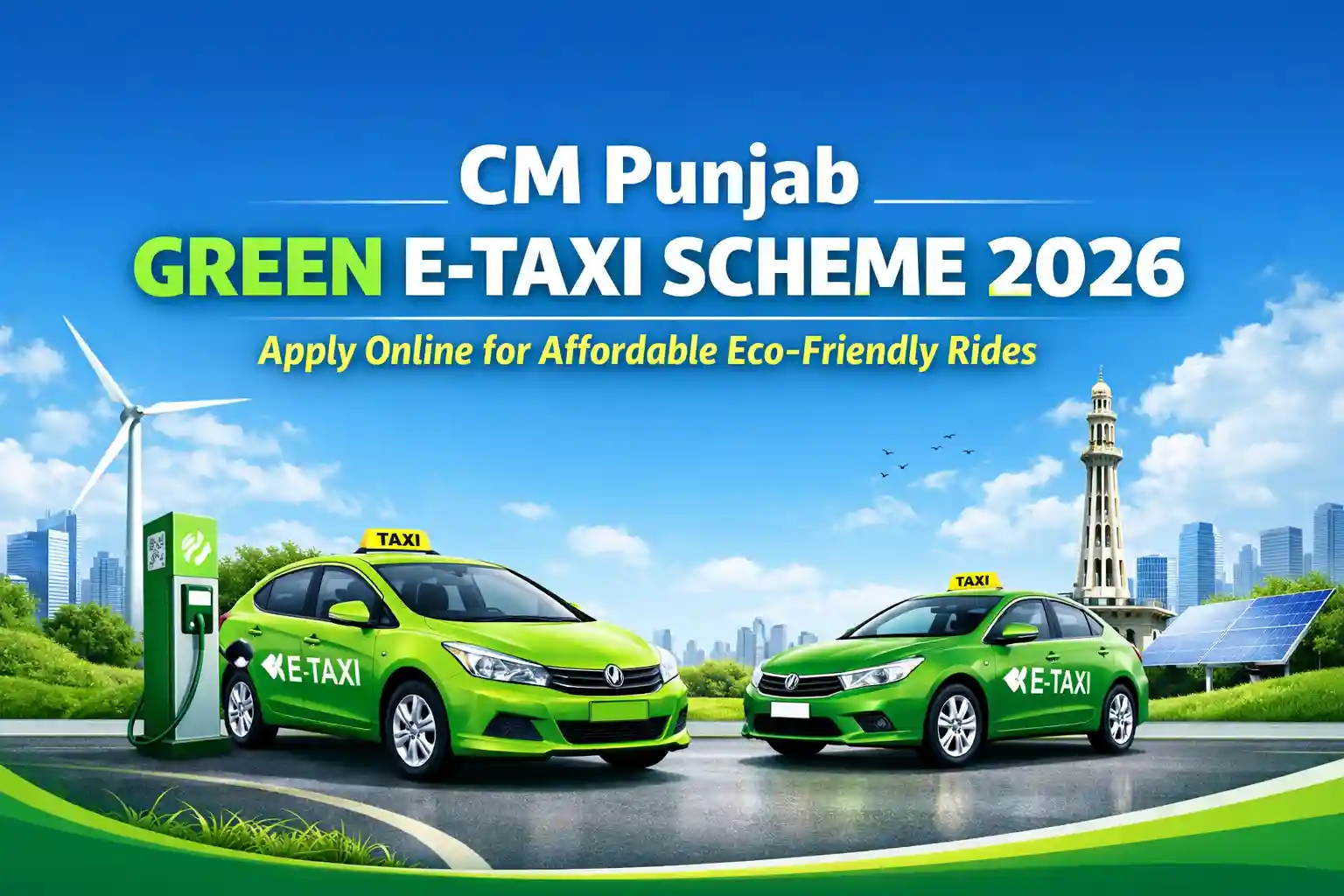 CM Punjab Green E-Taxi Scheme 2026 Apply Online for Affordable Eco-Friendly Rides