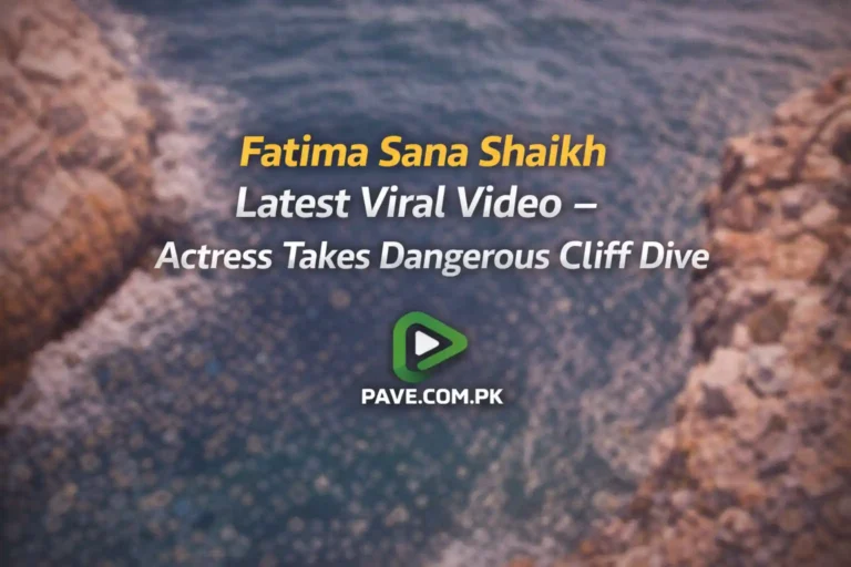 Fatima Sana Shaikh Latest Viral Video – Actress Takes Dangerous Cliff Dive