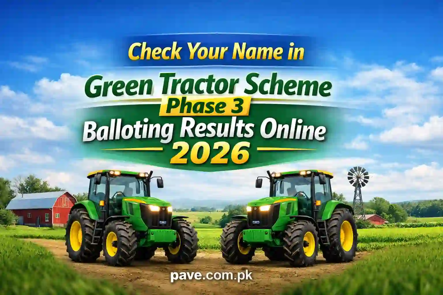 Check Your Name in Green Tractor Scheme Phase 3 Balloting Results Online 2026