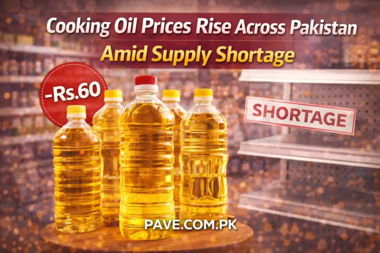 Cooking Oil Prices Rise Across Pakistan Amid Supply Shortage