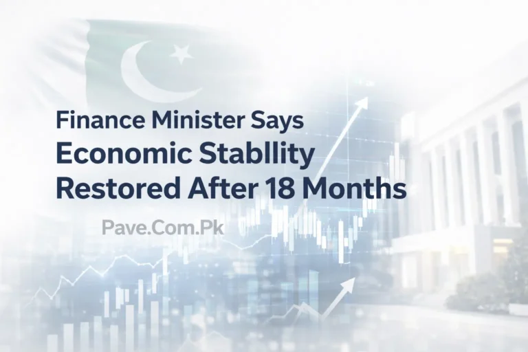 Finance Minister Says Economic Stability Restored After 18 Months