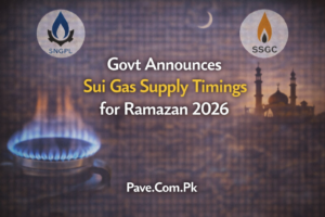 Govt Announces Sui Gas Supply Timings for Ramazan 2026 5 Govt Announces Sui Gas Supply Timings for Ramazan 2026