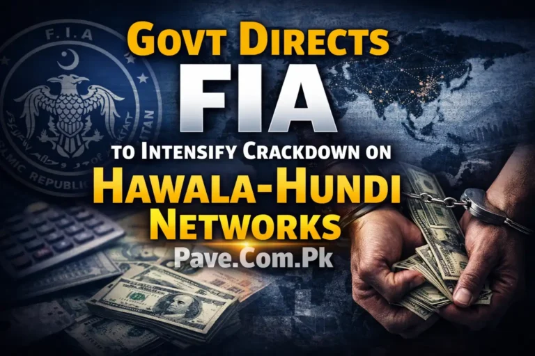 Govt Directs FIA to Intensify Crackdown on Hawala-Hundi Networks 11 Govt Directs FIA to Intensify Crackdown on Hawala-Hundi Networks
