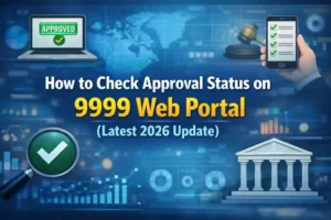 How to Check Approval Status on 9999 Web Portal