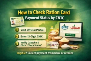 How to Check Ration Card Payment Status by CNIC