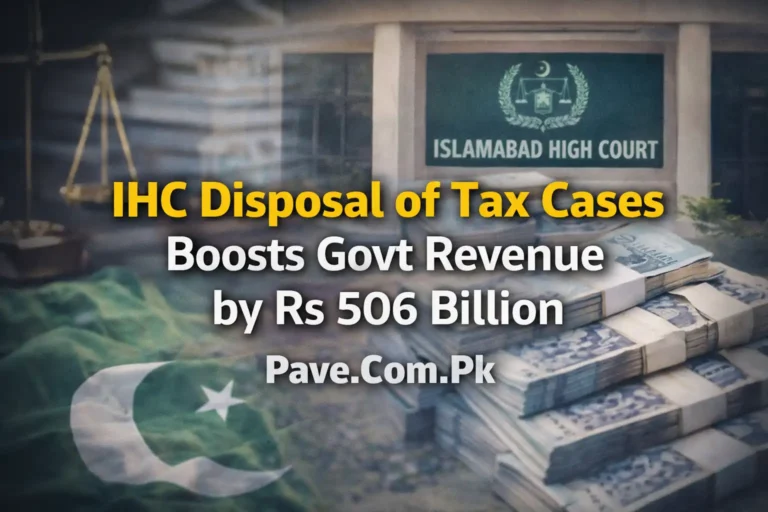 IHC Disposal of Tax Cases Boosts Govt Revenue by Rs 506 Billion