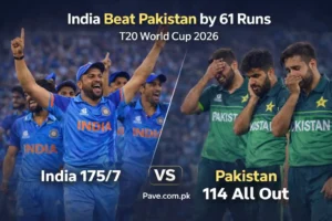 India vs Pakistan Result 2026 – India Beat Pakistan by 61 Runs | IND vs PAK Highlights 1 India vs Pakistan Result 2026 – India Beat Pakistan by 61 Runs IND vs PAK Highlights
