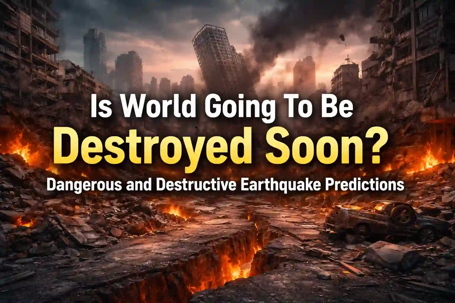 Is World Going To Be Destroyed Soon? Dangerous and Destructive Earthquake Predictions – How Come 1 Is World Going To Be Destroyed Soon