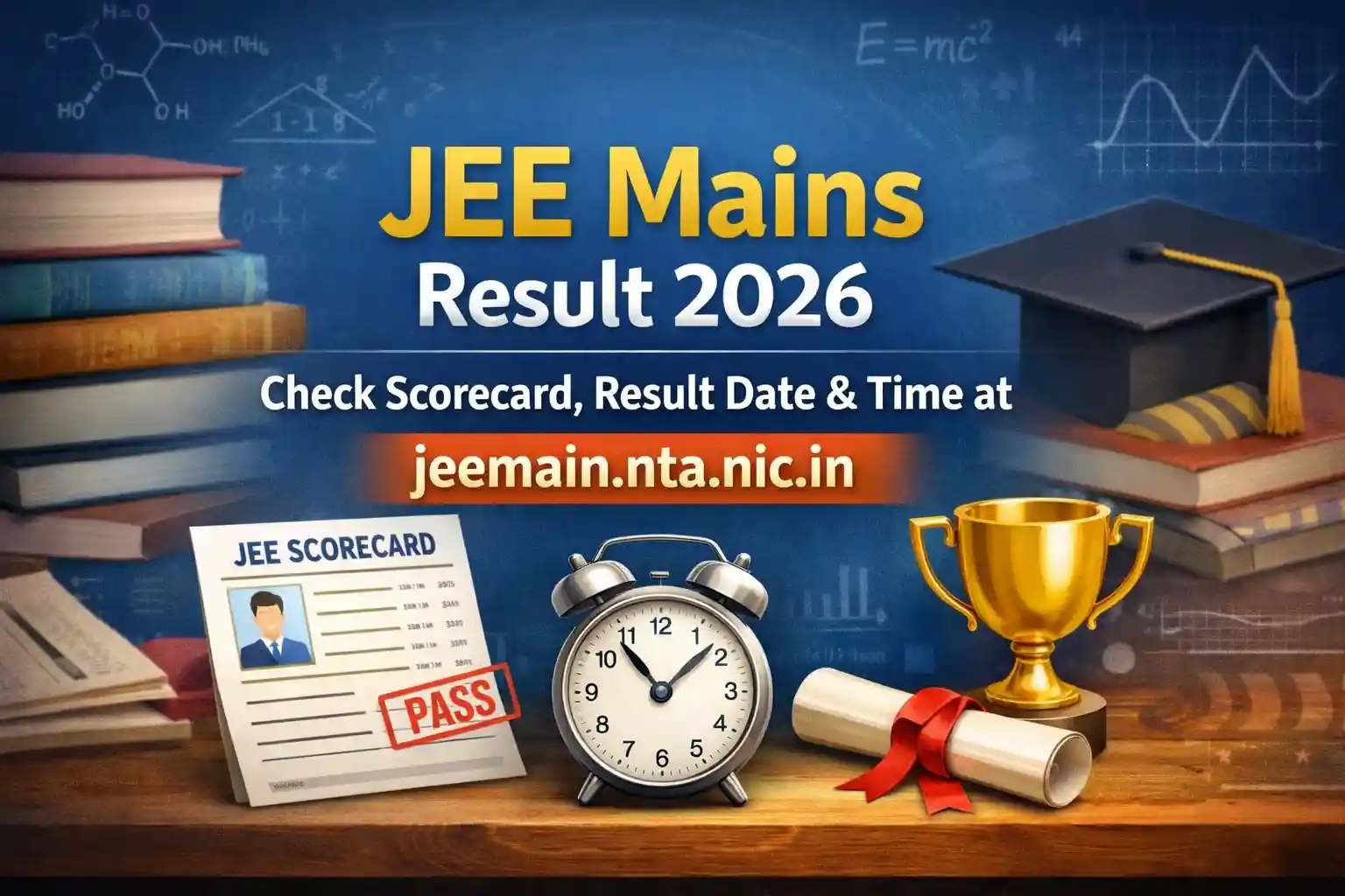 JEE Mains Result 2026 – Check Scorecard, Result Date & Time at jeemain.nta.nic.in 1 JEE Mains Result 2026