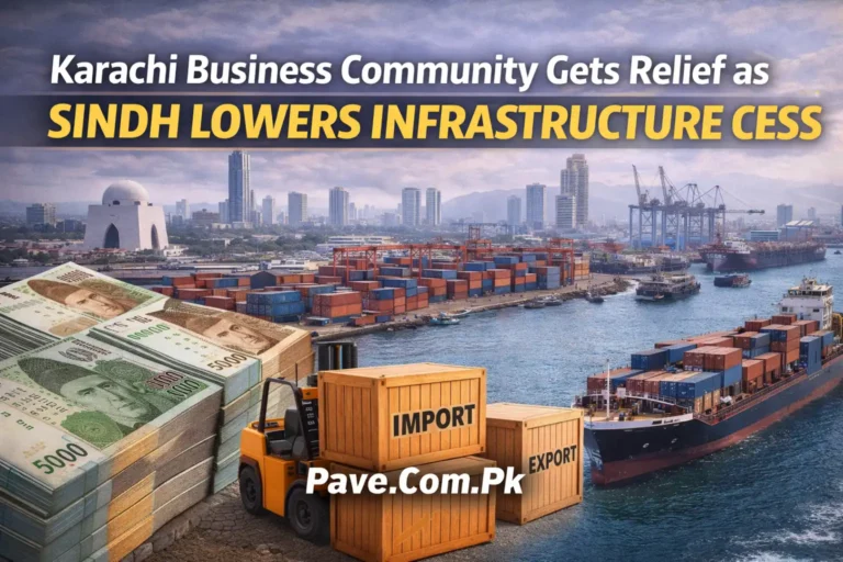 Karachi Business Community Gets Relief as Sindh Lowers Infrastructure Cess