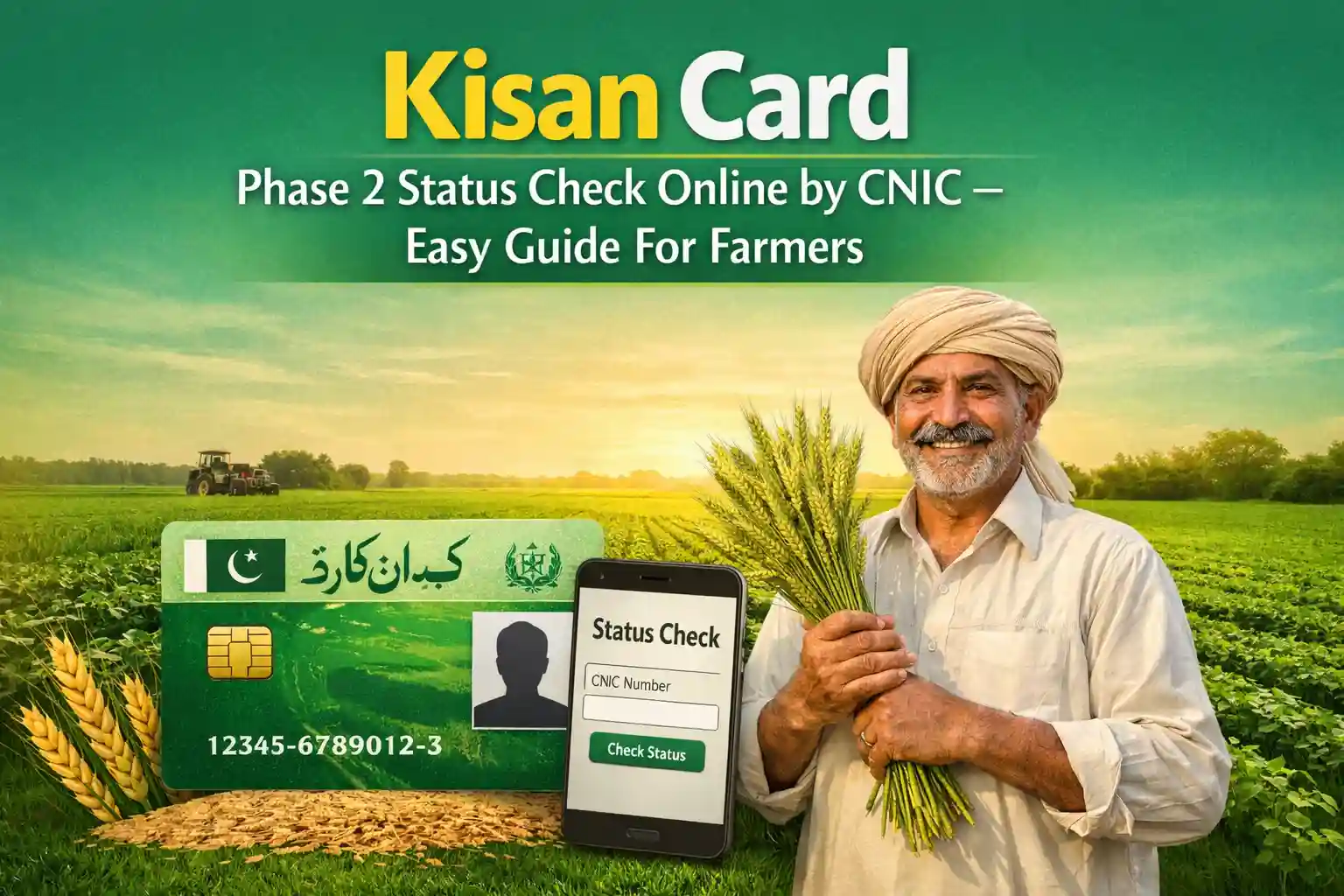 Kisan Card Phase 2 Status Check Online by CNIC