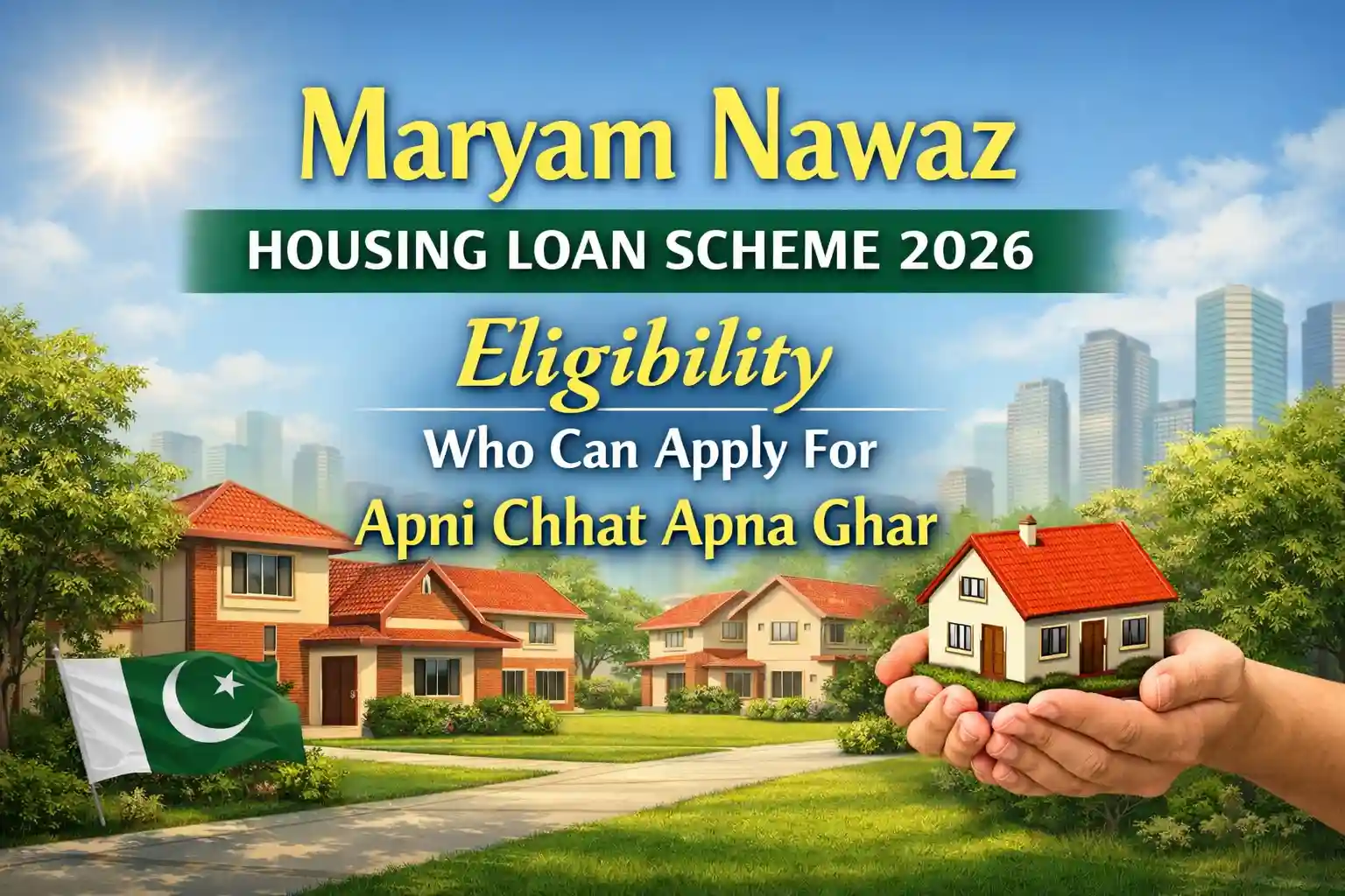 Maryam Nawaz Housing Loan Scheme 2026 Eligibility Who Can Apply For Apni Chhat Apna Ghar