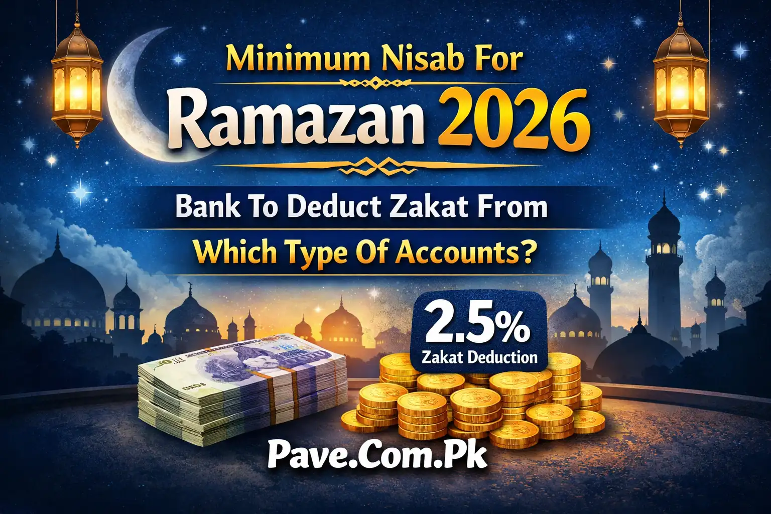 Minimum Nisab For Ramazan 2026 | Bank To Deduct Zakat From Which Type Of Accounts? 1 Minimum Nisab For Ramazan 2026 Bank To Deduct Zakat From Which Type Of Accounts