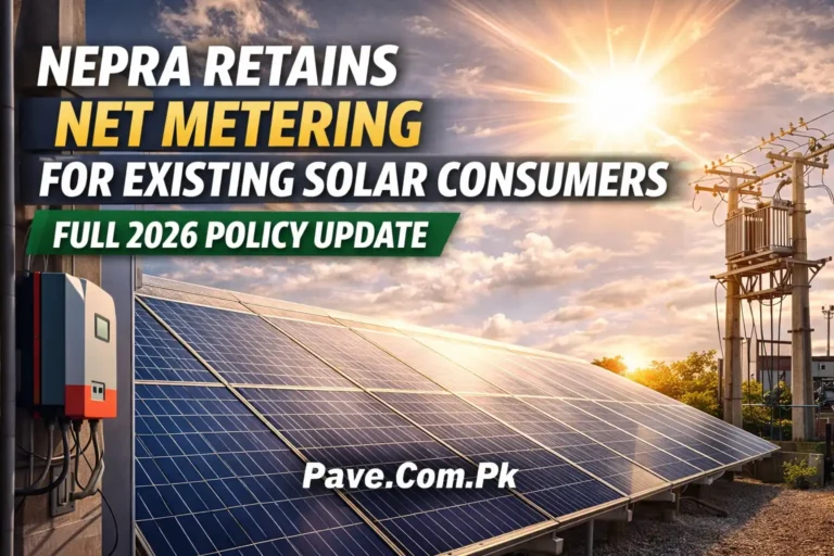 NEPRA Retains Net Metering for Existing Solar Consumers – Full 2026 Policy Update