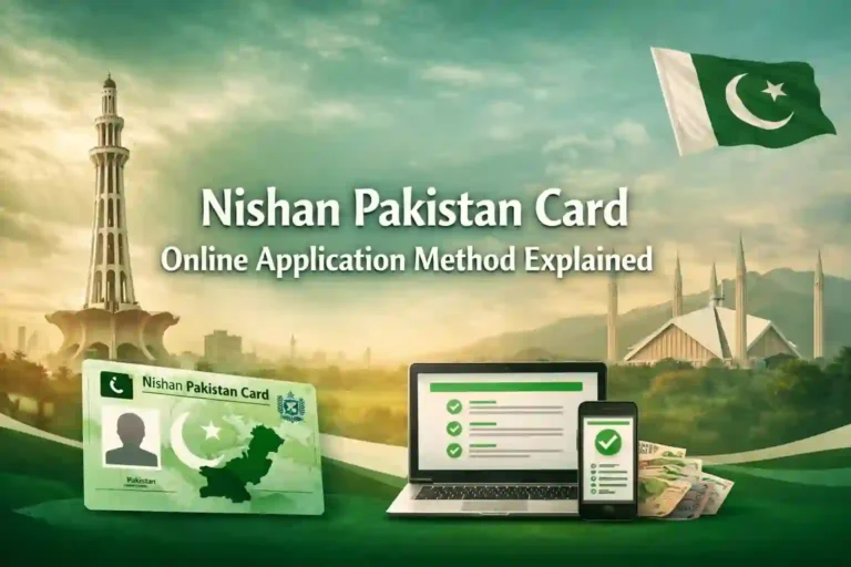 Nishan Pakistan Card Online Application Method Explained 11 Nishan Pakistan Card Online Application Method Explained