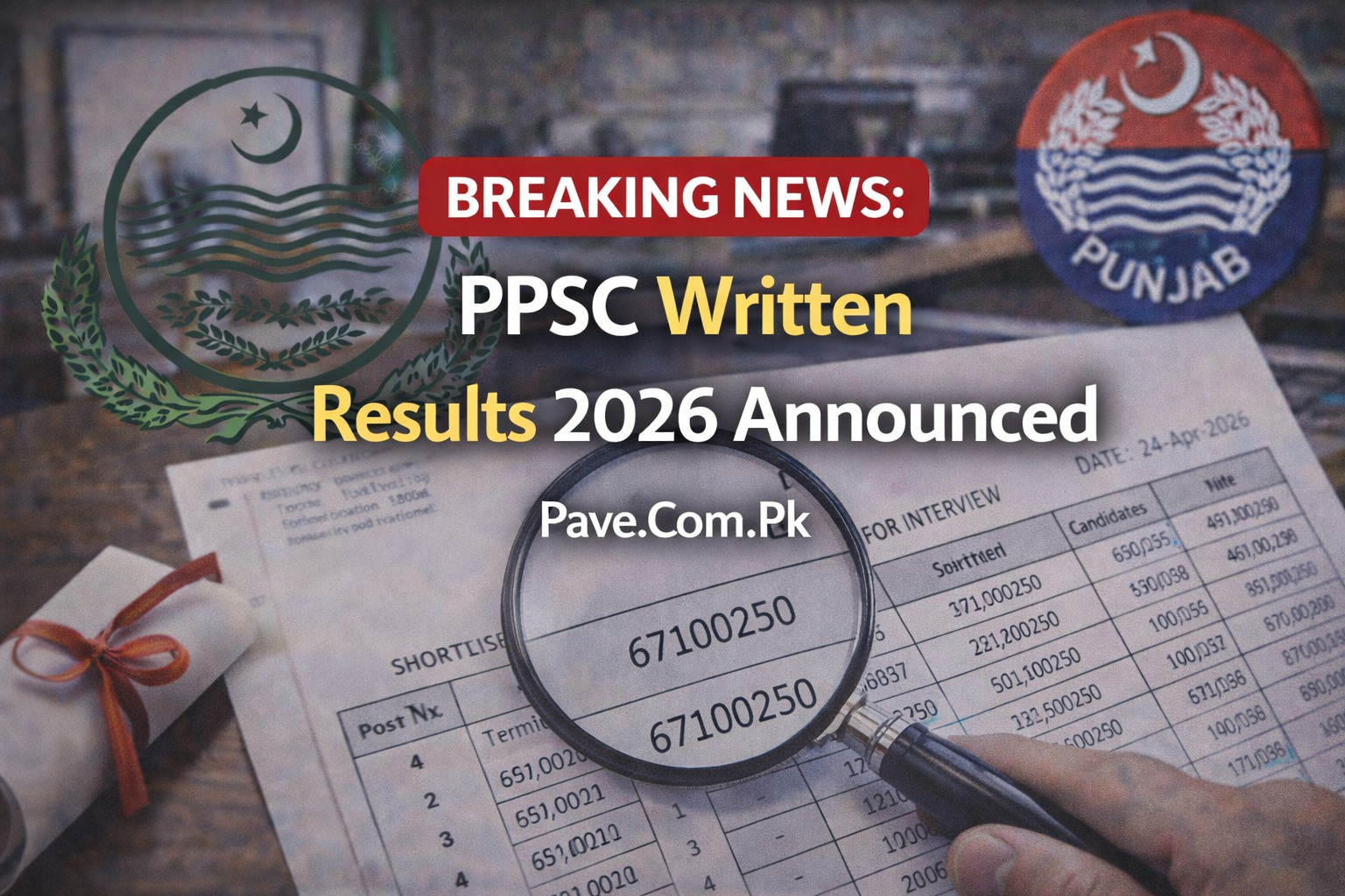 PPSC Announces Written Results of Various Posts 2026 Today – Check Your PPSC Results Status Online 1 PPSC Announces Written Results of Various Posts 2026 Today – Check Your PPSC Results Status Online