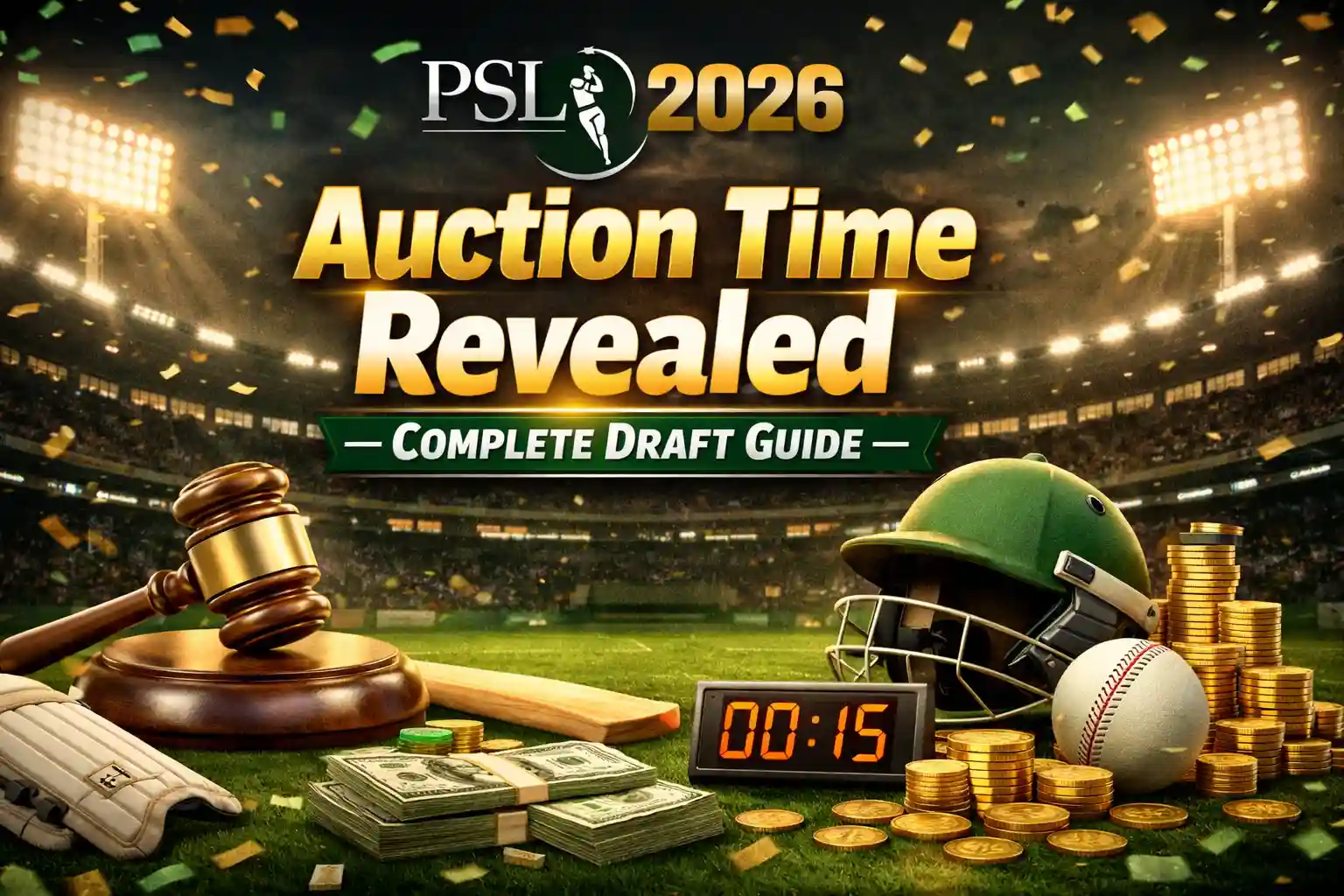 PSL 2026 Auction Time Revealed