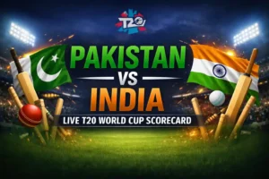 Pakistan National Cricket Team vs India National Cricket Team Match Scorecard Live T20 World Cup 13 Pakistan National Cricket Team vs India