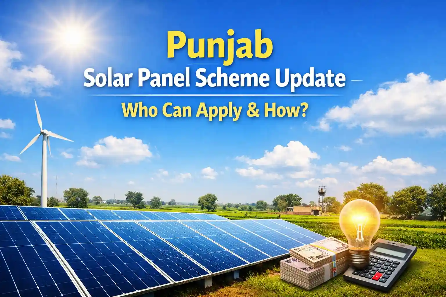 Punjab Solar Panel Scheme Update – Who Can Apply & How