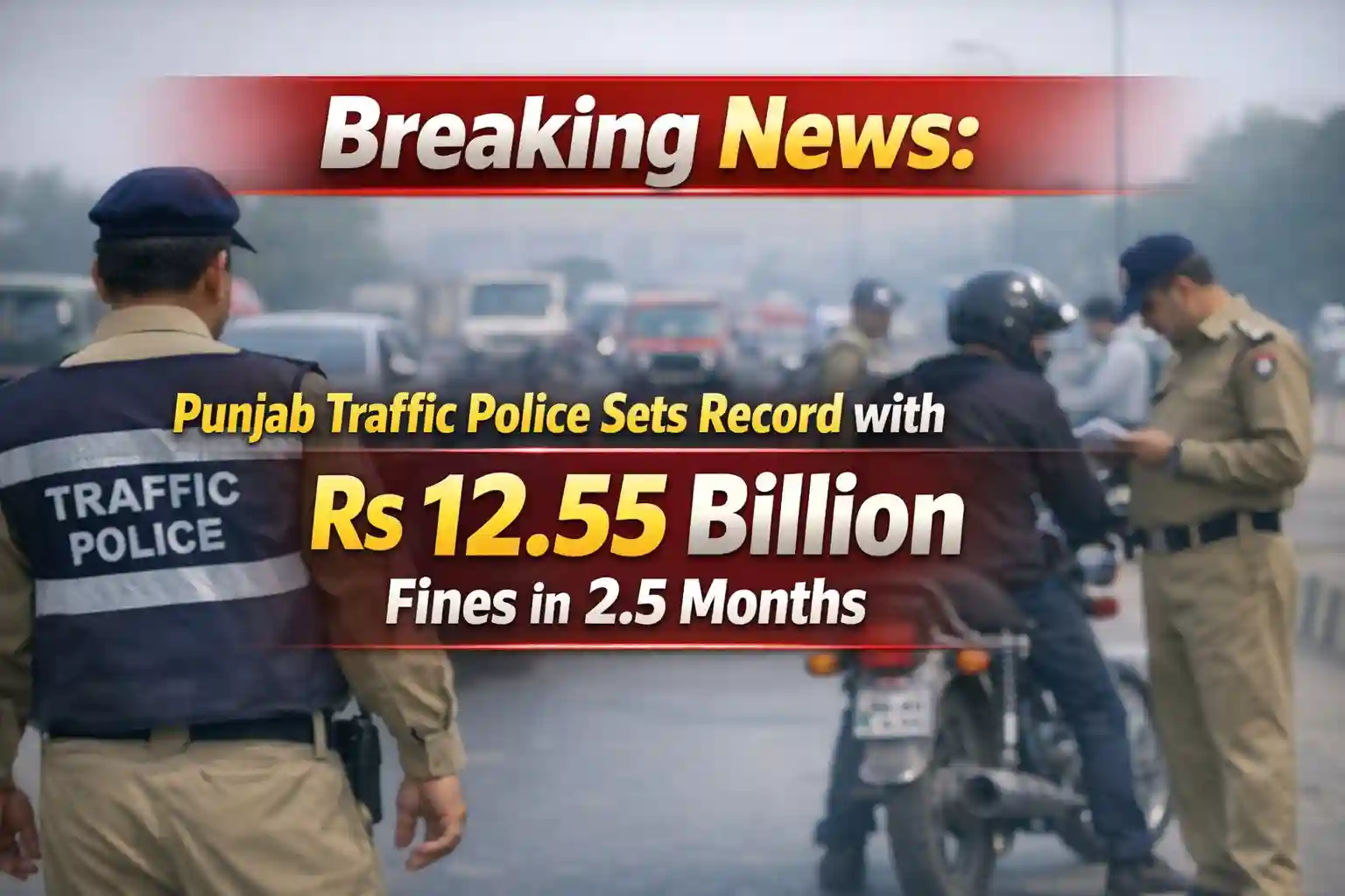 Punjab Traffic Police Sets Record