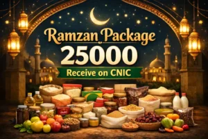 Ramzan Package 25000 Receive on CNIC