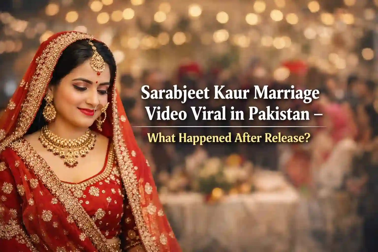 Sarabjeet Kaur Marriage Video Viral in Pakistan
