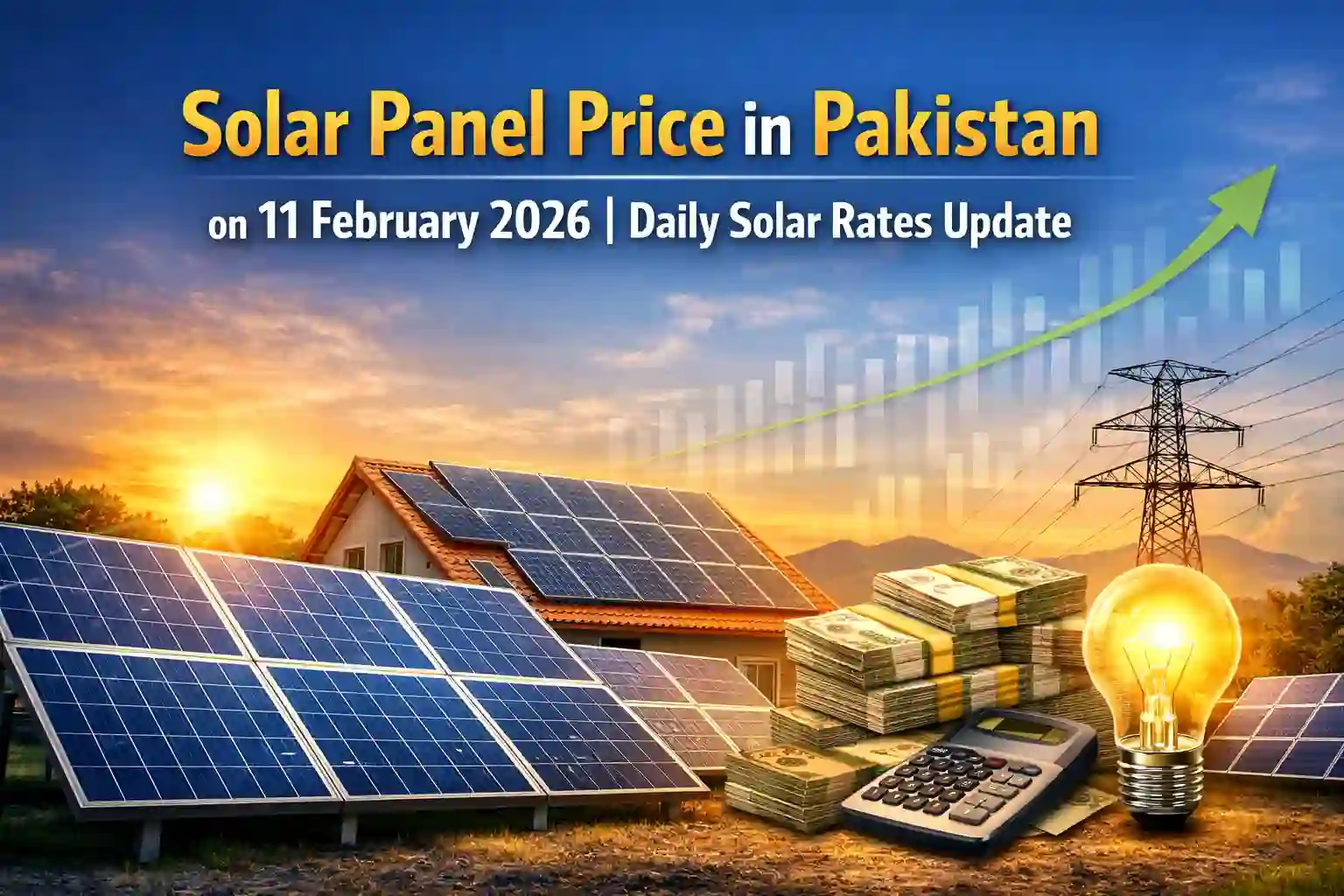 Solar Panel Price in Pakistan on 11 February 2026