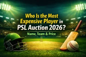 Who Is the Most Expensive Player in PSL Auction 2026