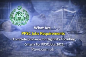 What Are PPSC Jobs Requirements – Complete Guidance for Eligibility / Scrutiny Criteria For PPSC Jobs 2026 2 What Are PPSC Jobs Requirements – Complete Guidance for Eligibility / Scrutiny Criteria For PPSC Jobs 2026