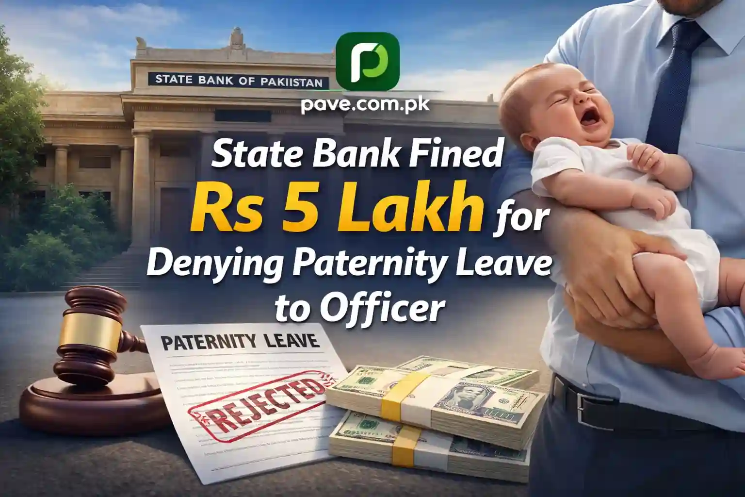 State Bank Fined Rs 5 Lakh for Denying Paternity Leave to Officer