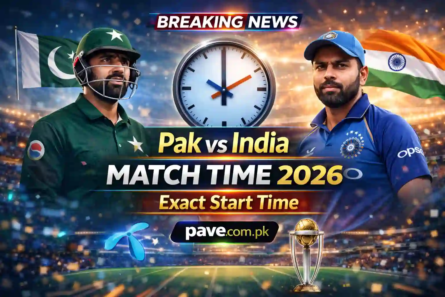 Pak vs India Match Time 2026 – Exact Start Time, Venue & Live Streaming Details 1 Pak vs India Match Time 2026 – Exact Start Time, Venue & Live Streaming Details
