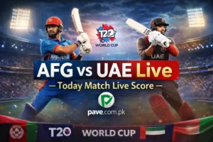AFG vs UAE Live – Today Match Live Score | T20 World Cup Live Update