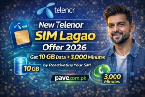 New Telenor SIM Lagao Offer 2026 – Get 10 GB Data + 3,000 Minutes by Reactivating Your SIM